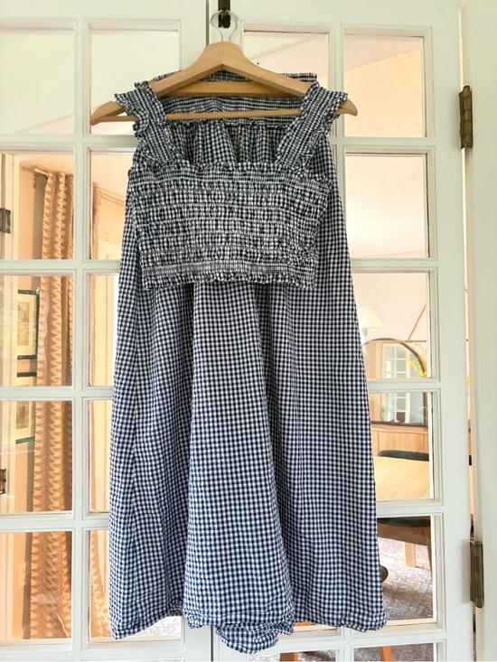 Hill House Dresses & Skirts - Hill House blue gingham matching set